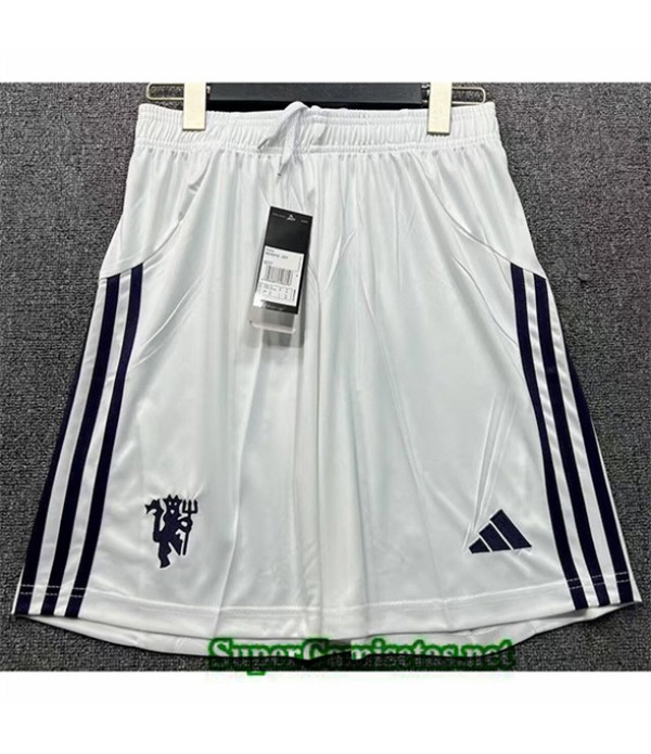 Tailandia Segunda Equipacion Camiseta Manchester United Pantalones 2025 2026