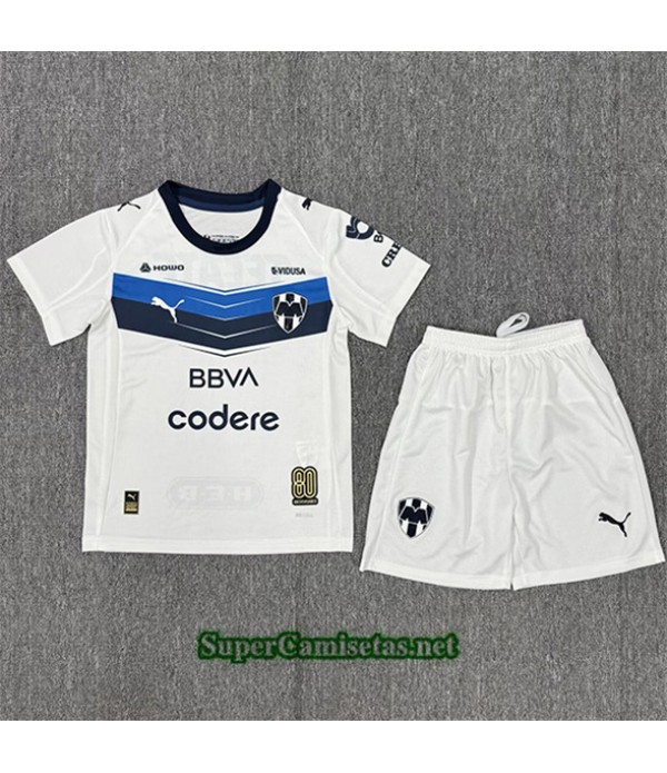 Tailandia Segunda Equipacion Camiseta Monterrey Niño 2025 2026