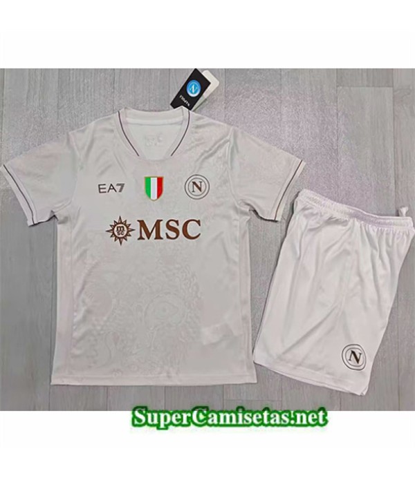 Tailandia Segunda Equipacion Camiseta Naples Niño 2025 2026