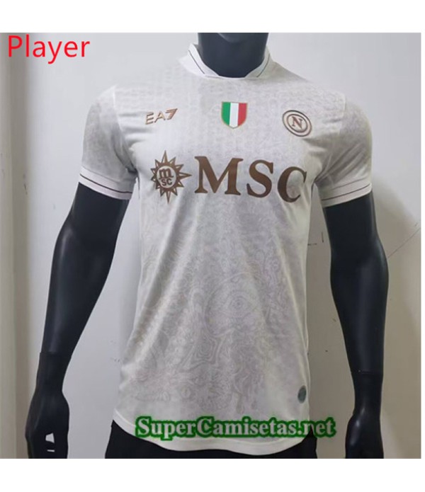 Tailandia Segunda Equipacion Camiseta Naples Player 2025 2026