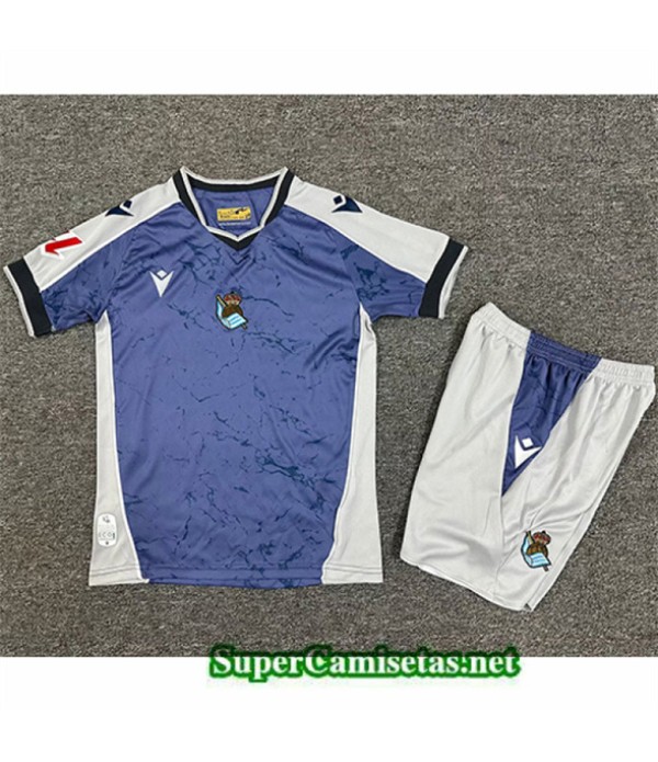 Tailandia Segunda Equipacion Camiseta Real Sociedad Niño 2025 2026