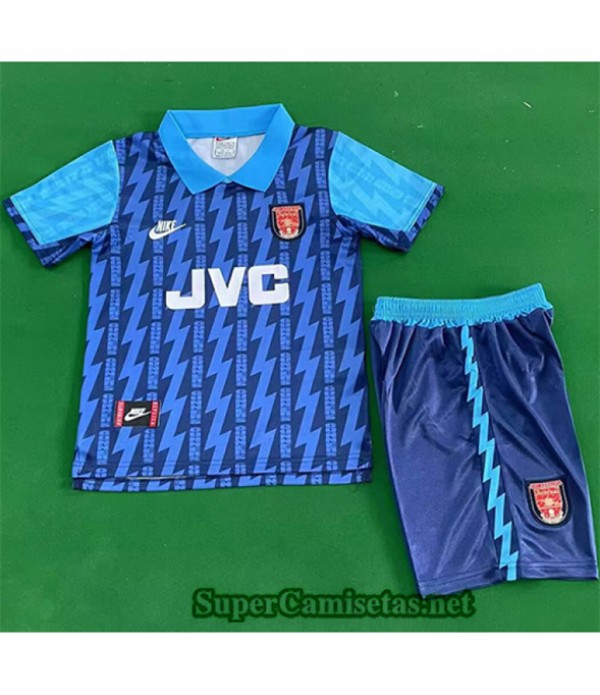 Tailandia Segunda Equipacion Camiseta Retro Arsenal Niño 1994 95