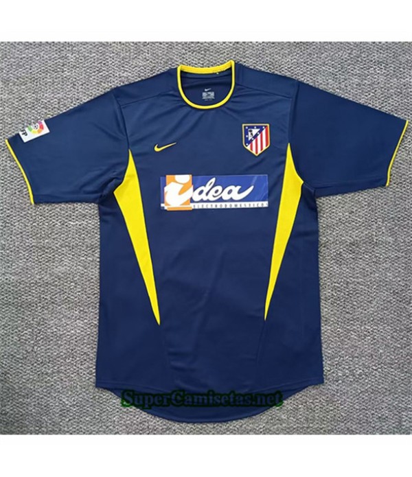 Tailandia Segunda Equipacion Camiseta Retro Atletico Madrid 2002 03