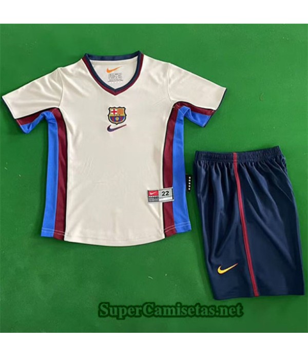 Tailandia Segunda Equipacion Camiseta Retro Barcelona Niño 1998 99