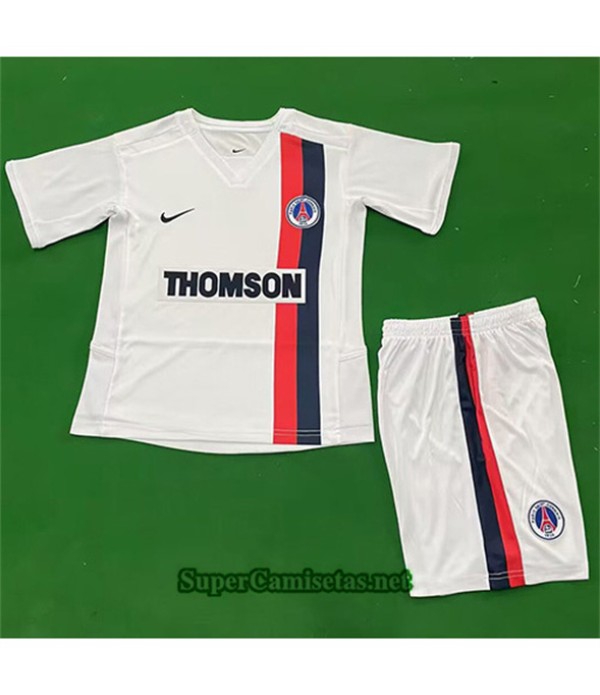 Tailandia Segunda Equipacion Camiseta Retro Psg Ni...