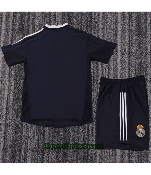 Tailandia Segunda Equipacion Camiseta Retro Real Madrid Niño 2004 05
