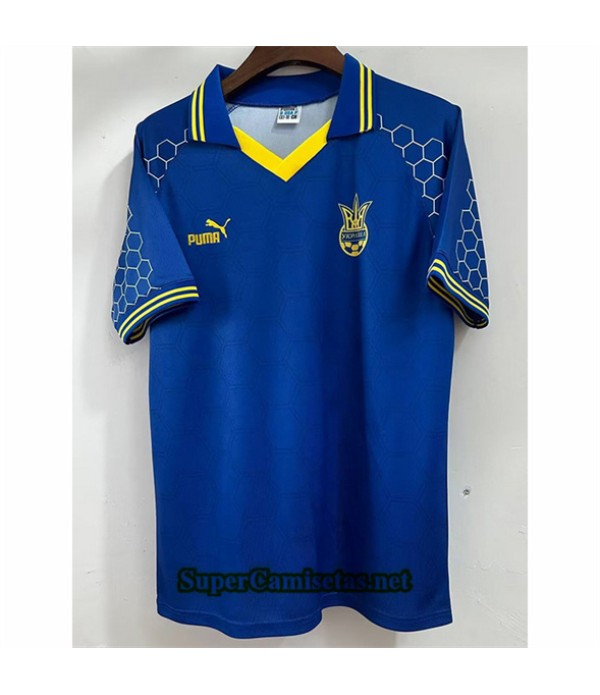 Tailandia Segunda Equipacion Camiseta Retro Ukraine 1998