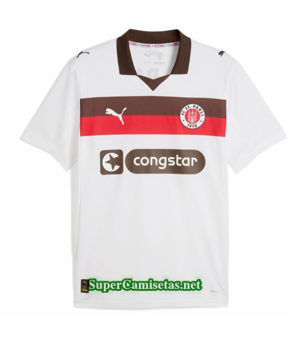 Tailandia Segunda Equipacion Camiseta St. Pauli 2025 2026