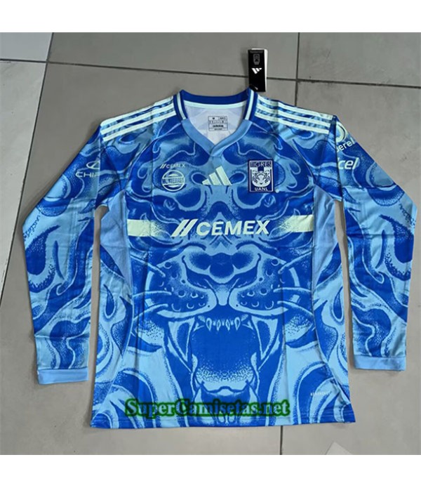 Tailandia Segunda Equipacion Camiseta Tigers Manga Larga 2025 2026