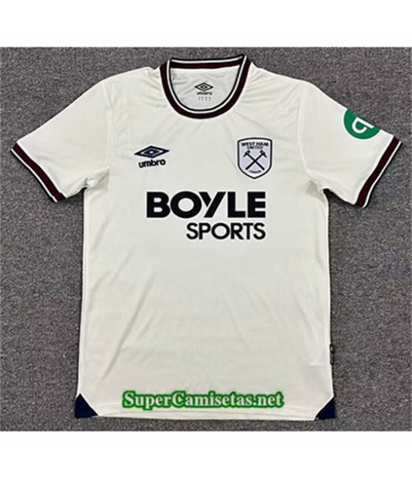Tailandia Segunda Equipacion Camiseta West Ham United 2025 2026