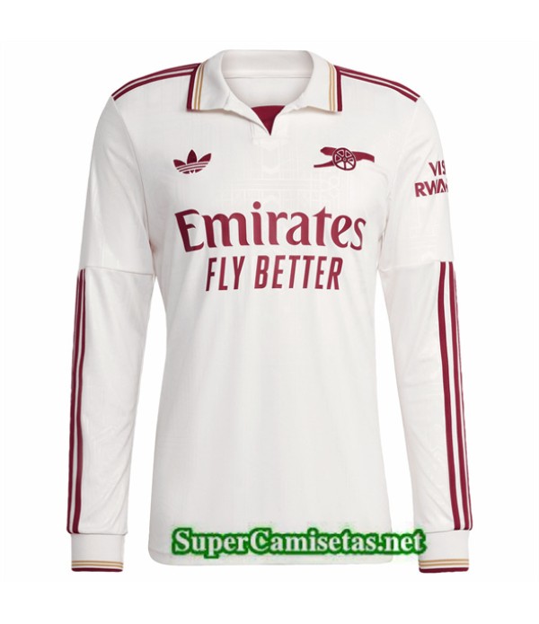 Tailandia Tercera Equipacion Camiseta Arsenal Manga Larga 2025 2026