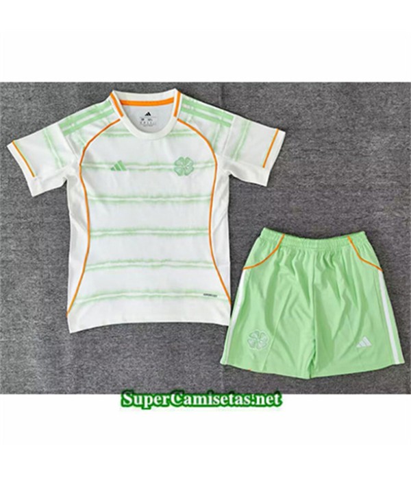 Tailandia Tercera Equipacion Camiseta Celtic Niño 2025 2026