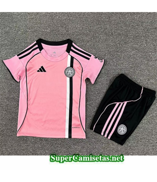 Tailandia Tercera Equipacion Camiseta Leicester City Niño 2025 2026