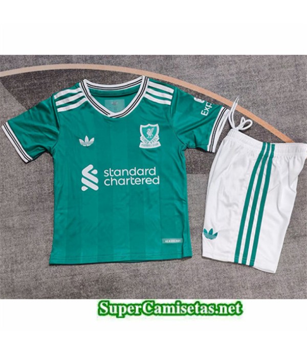 Tailandia Tercera Equipacion Camiseta Liverpool Niño 2025 2026