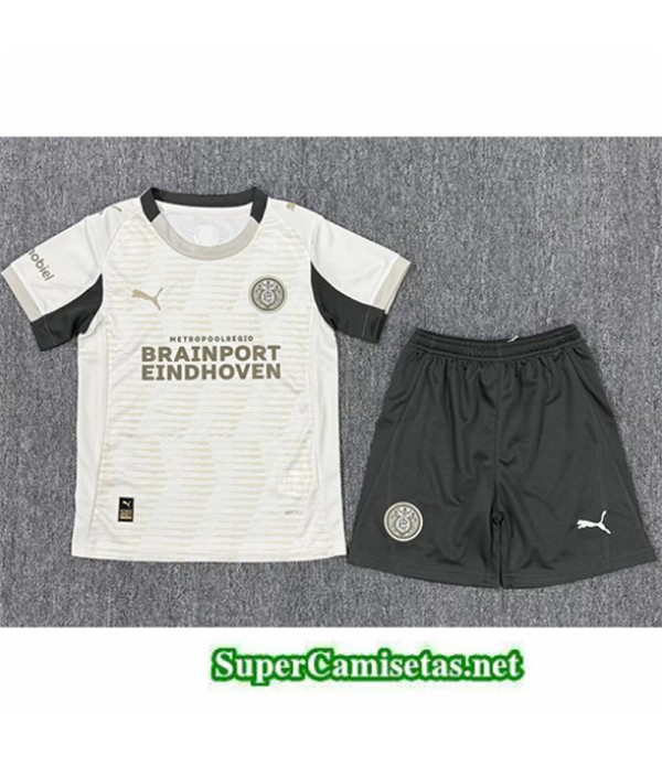 Tailandia Tercera Equipacion Camiseta Psv Eindhoven Niño 2025 2026