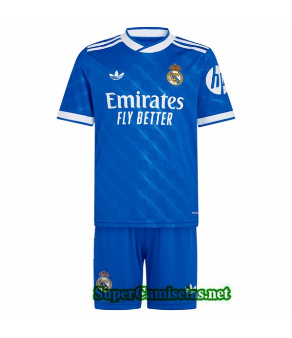 Tailandia Tercera Equipacion Camiseta Real Madrid Niño 2025 2026