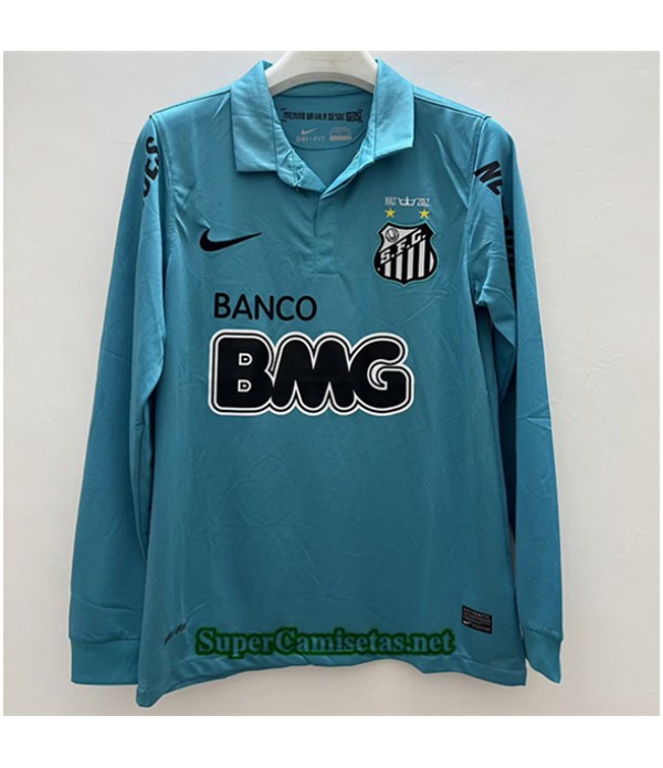 Tailandia Tercera Equipacion Camiseta Retro Santos Manga Larga 2012 13