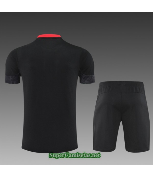 Tailandia Camiseta Kit De Entrenamiento Ac Milan Niño Negro/rojo 2025 2026 S20494