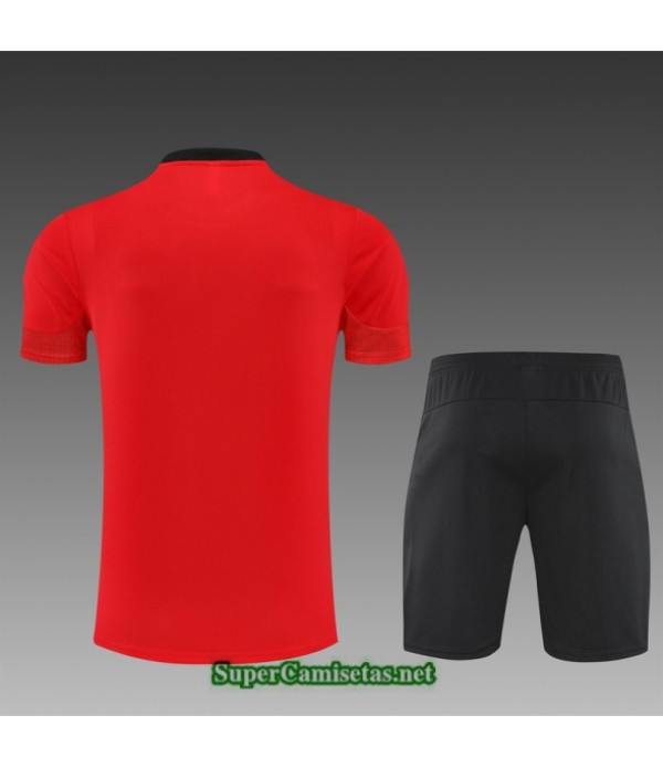 Tailandia Camiseta Kit De Entrenamiento Ac Milan Niño Rojo/negro 2025 2026 S20495