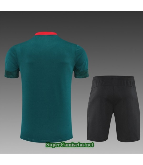 Tailandia Camiseta Kit De Entrenamiento Ac Milan Niño Verde/negro/rojo 2025 2026 S20496