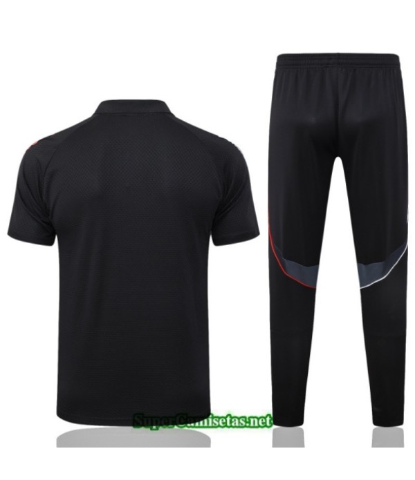 Tailandia Camiseta Kit De Entrenamiento Ajax Polo Negro/rojo 2025 2026 S20067