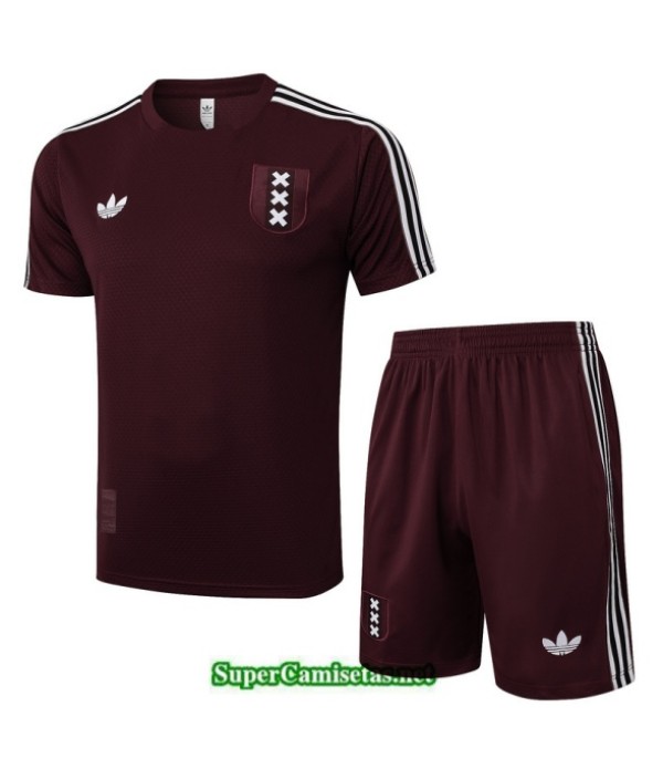 Tailandia Camiseta Kit De Entrenamiento Ajax Rojo/blanco 2025 2026 S20070
