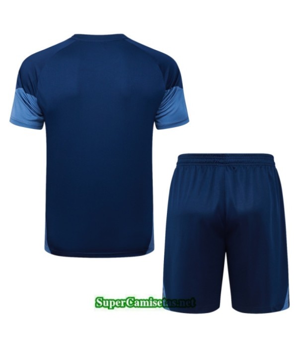 Tailandia Camiseta Kit De Entrenamiento Al Nassr Short Azul Marino/blanco 2025 2026 S20071