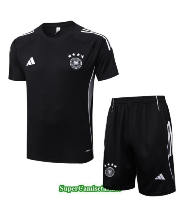 Tailandia Camiseta Kit De Entrenamiento Alemania Negro/blanco 2025 2026 S20423