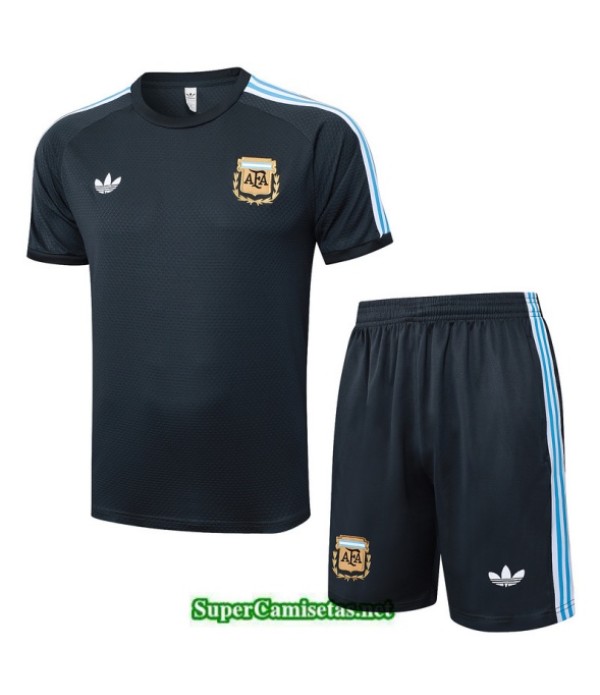Tailandia Camiseta Kit De Entrenamiento Argentina Gris Oscuro/azul/blanco 2025 2026 S20432