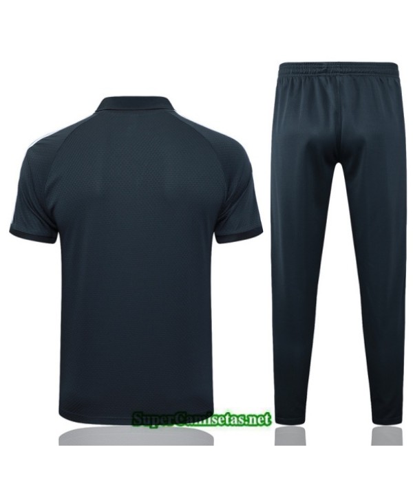 Tailandia Camiseta Kit De Entrenamiento Argentina Polo Gris Oscuro/azul/blanco 2025 2026 S20431