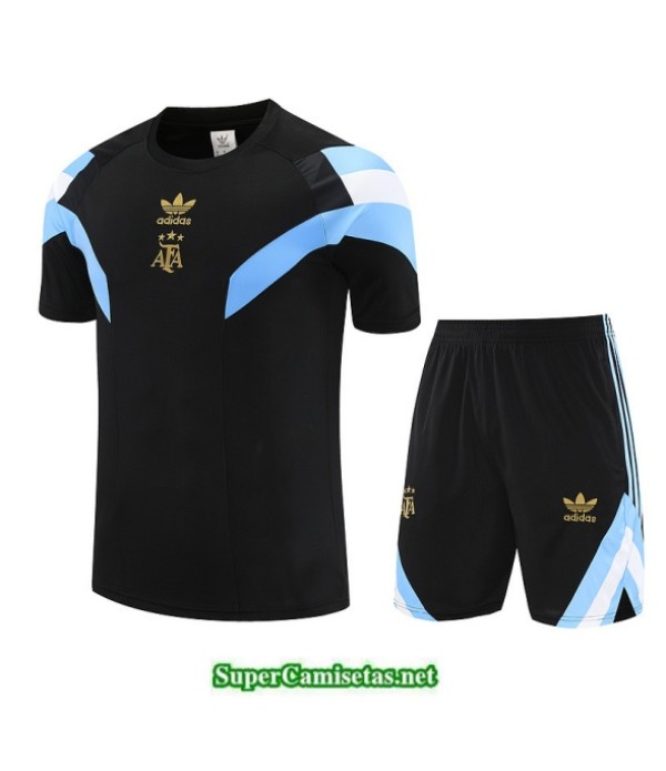 Tailandia Camiseta Kit De Entrenamiento Argentina Negro/azul/blanco 2025 2026 S20428