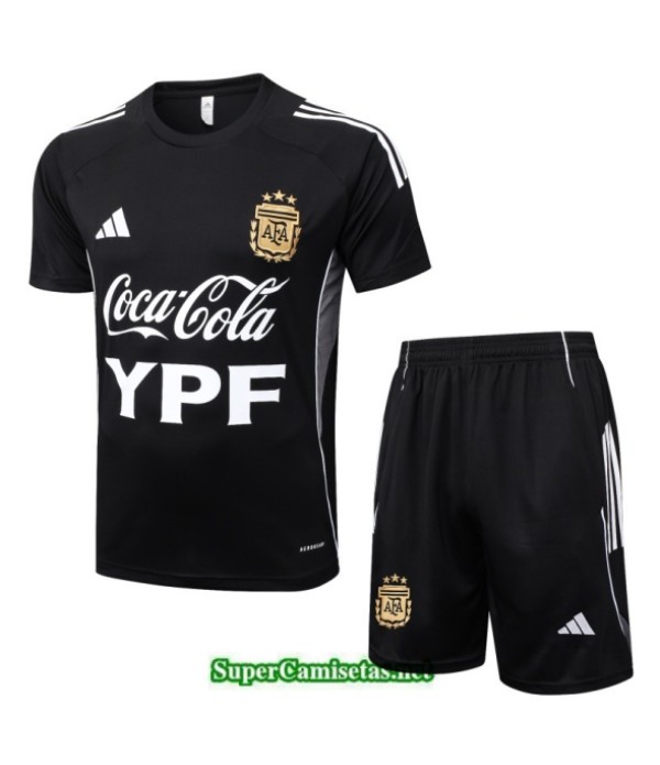 Tailandia Camiseta Kit De Entrenamiento Argentina Negro/blanco 2025 2026 S20429