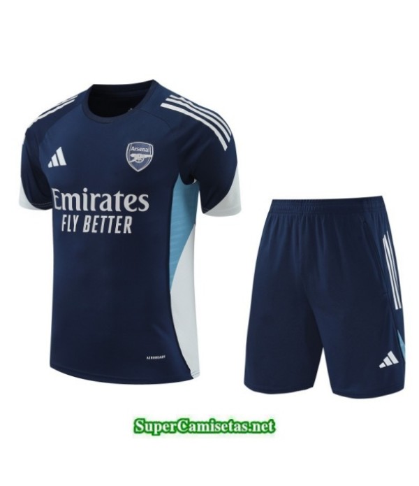Tailandia Camiseta Kit De Entrenamiento Arsenal Short Azul Marino/blanco/azul 2025 2026 S20477