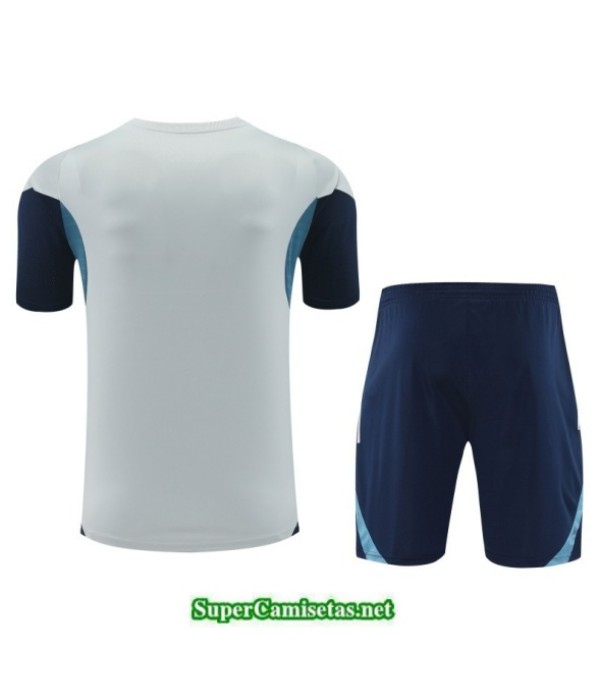 Tailandia Camiseta Kit De Entrenamiento Arsenal Short Gris/azul Marino/azul 2025 2026 S20478