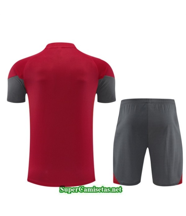 Tailandia Camiseta Kit De Entrenamiento Arsenal Short Rojo/gris/blanco 2025 2026 S20474