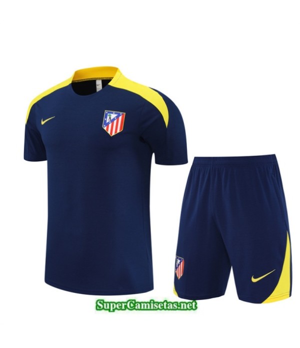 Tailandia Camiseta Kit De Entrenamiento Atletico Madrid Azul Marino/amarillo 2025 2026 S20176