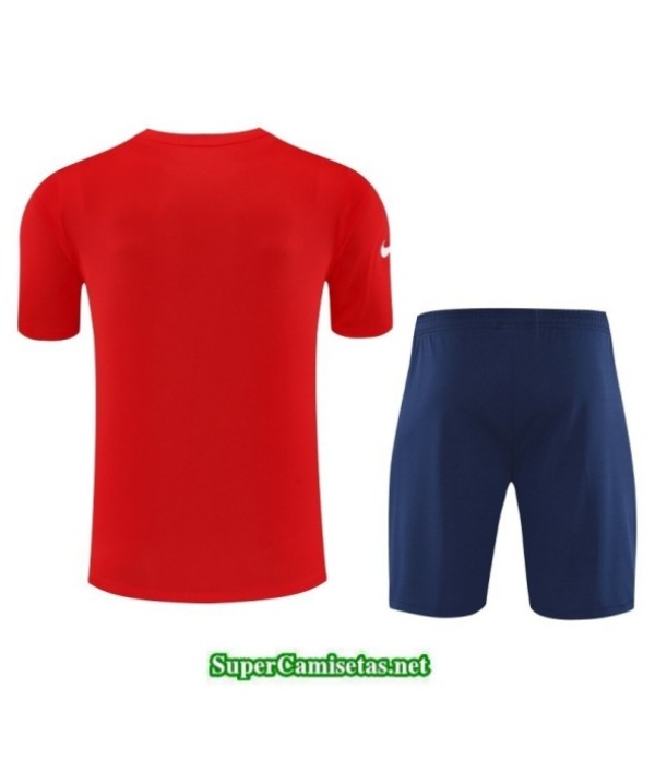 Tailandia Camiseta Kit De Entrenamiento Atletico Madrid Rojo/azul Marino/blanco 2025 2026 S20177