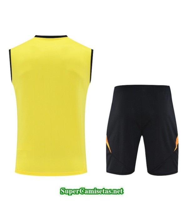 Tailandia Camiseta Kit De Entrenamiento Atletico Mineiro Sin Mangas Amarillo/negro 2025 2026 S20181