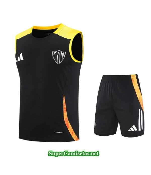 Tailandia Camiseta Kit De Entrenamiento Atletico Mineiro Sin Mangas Negro/amarillo 2025 2026 S20180