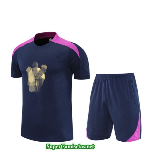 Tailandia Camiseta Kit De Entrenamiento Barcelona Niño Azul Marino/violeta 2025 2026 S20185