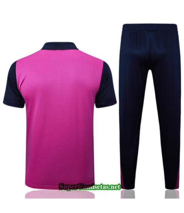 Tailandia Camiseta Kit De Entrenamiento Barcelona Polo Violeta/azul Marino 2025 2026 S20218