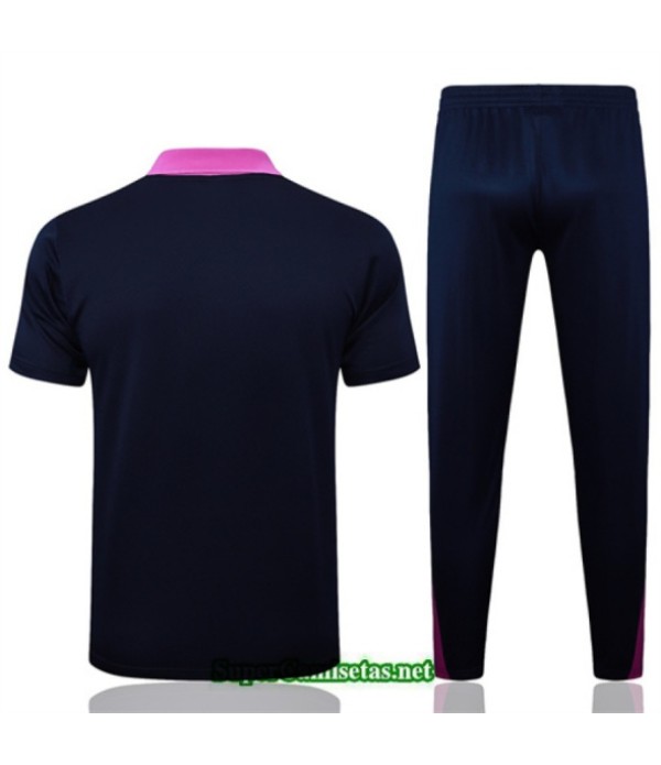 Tailandia Camiseta Kit De Entrenamiento Barcelona Polo Verde/violeta 2025 2026 S20215
