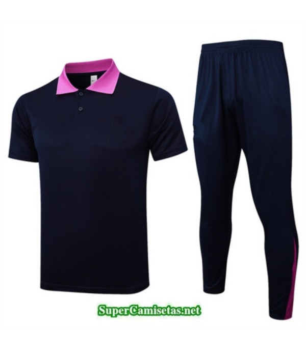 Tailandia Camiseta Kit De Entrenamiento Barcelona Polo Verde/violeta 2025 2026 S20215