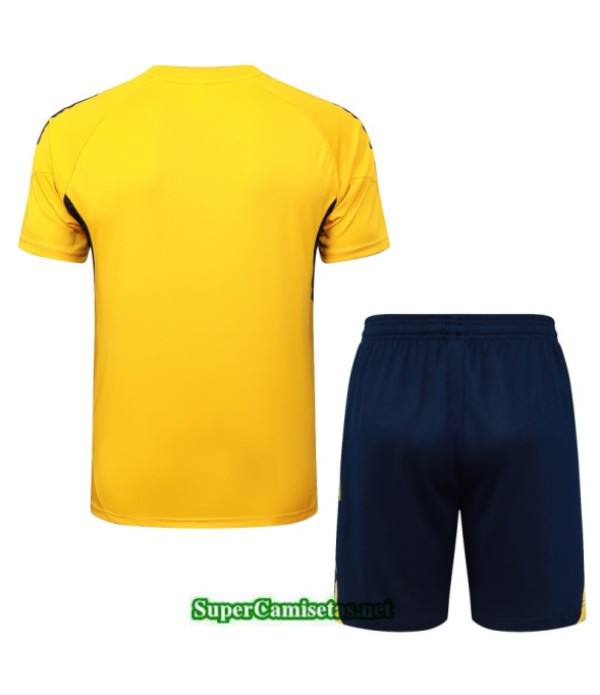 Tailandia Camiseta Kit De Entrenamiento Barcelona Short Amarillo/azul Marino 2025 2026 S20220