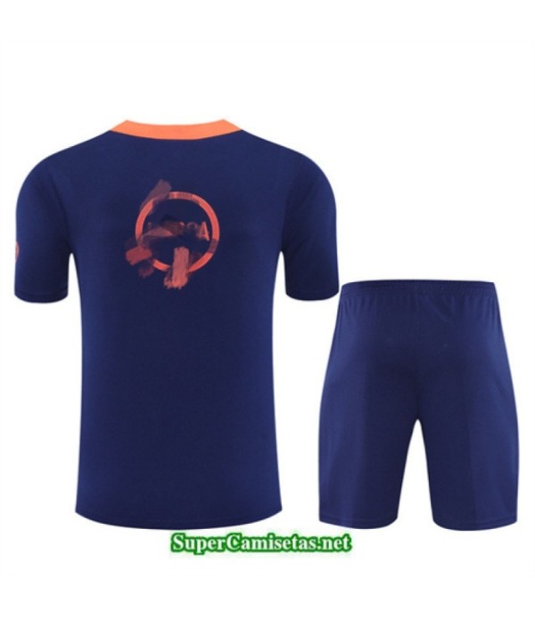 Tailandia Camiseta Kit De Entrenamiento Barcelona Short Azul Marino/naranja 2025 2026 S20222