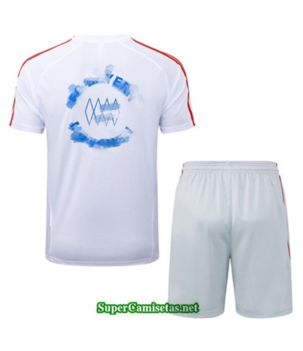 Tailandia Camiseta Kit De Entrenamiento Bayern Munich Blanco/gris/rojo 2025 2026 S20155