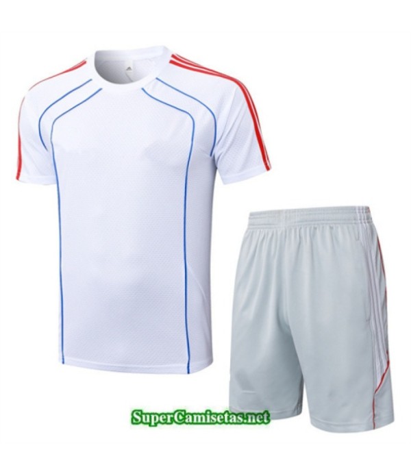 Tailandia Camiseta Kit De Entrenamiento Bayern Munich Blanco/gris/rojo 2025 2026 S20155