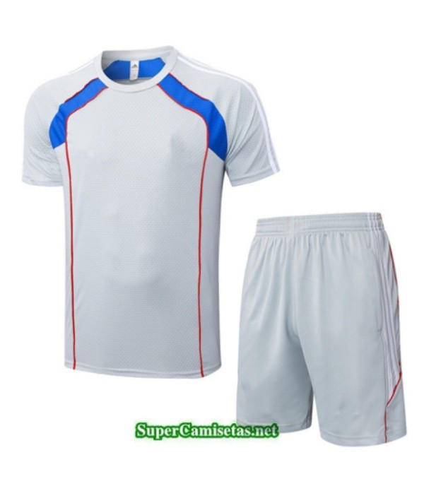 Tailandia Camiseta Kit De Entrenamiento Bayern Munich Gris/azul 2025 2026 S20164