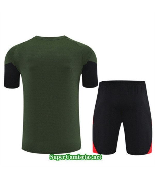 Tailandia Camiseta Kit De Entrenamiento Bayern Munich Niño Verde/negro/rojo 2025 2026 S20142