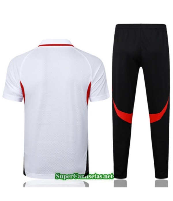 Tailandia Camiseta Kit De Entrenamiento Bayern Munich Polo Blanco/negro/rojo 2025 2026 S20156